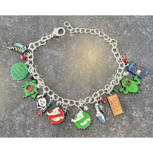 NWOT Ghostbusters Inspired Multi-Colored Charm Bracelet